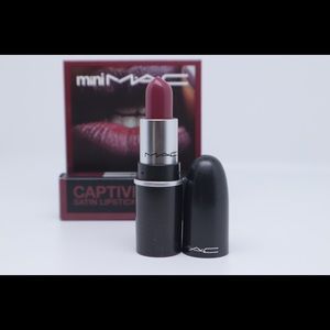 MAC Mini MAC Traditional Satin Lipstick - Captive